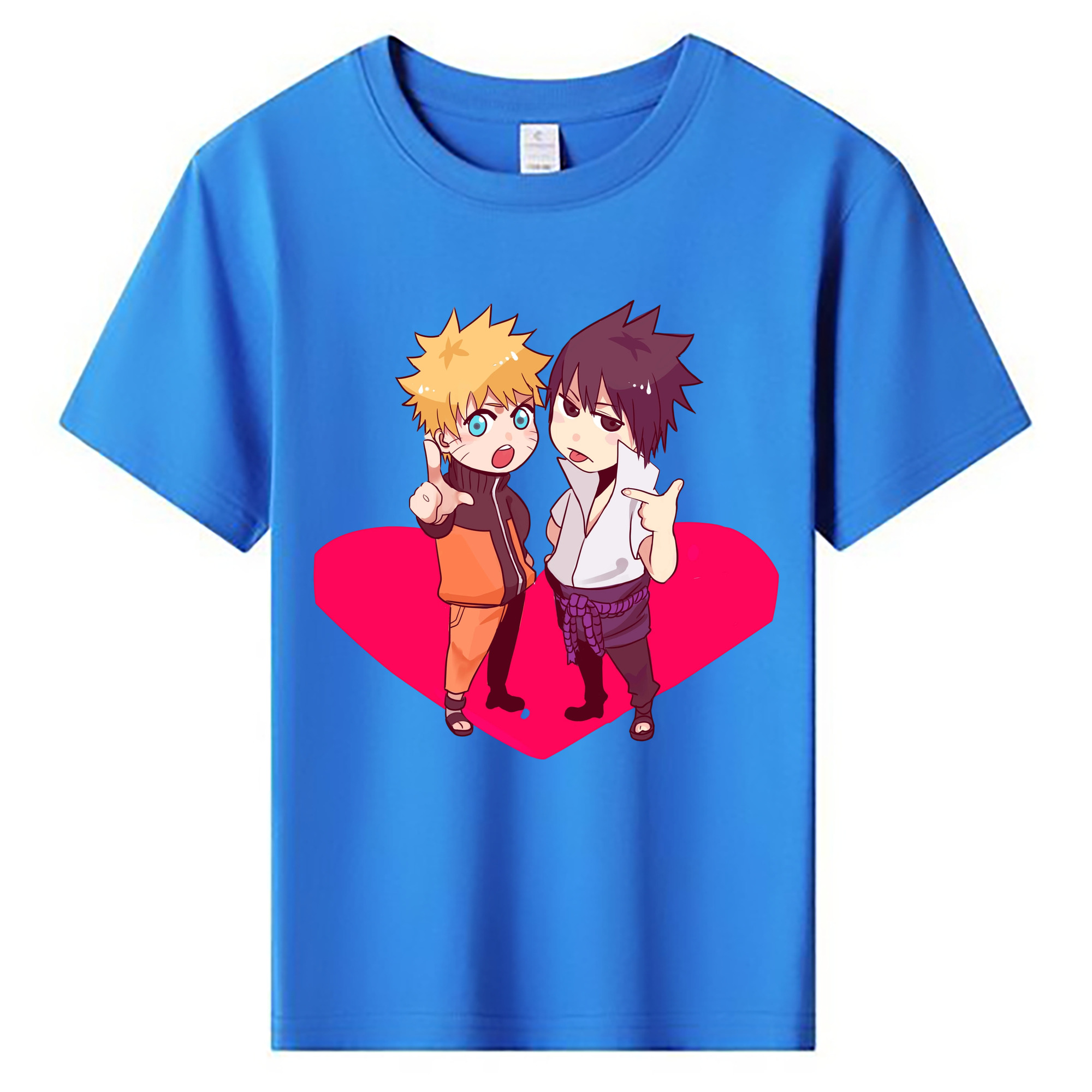 （画像用） NARUTO -ナルト- うずまき ナルト Uzumaki Naruto 綿100％キッズTシャツ（フロントプリント）